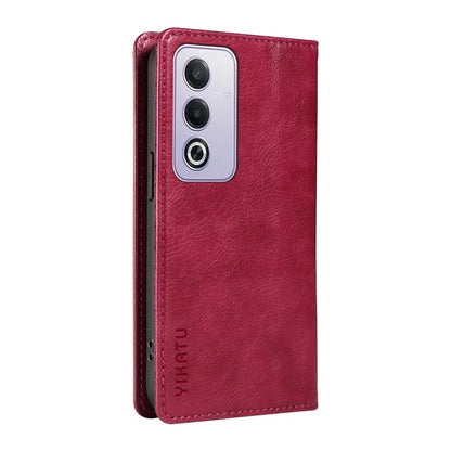 YIKATU YK-006 For Oppo A3 Pro (Global) 5G  /  A3 Pro (India) 5G Case Wallet Litchi Grain Leather Phone Cover Magnetic Auto-Absorbed