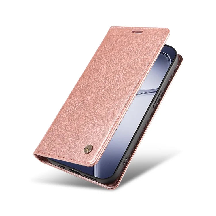 YIKATU YK-006 For Xiaomi Redmi K70 Ultra Case Wallet Litchi Grain Leather Phone Cover Magnetic Auto-Absorbed