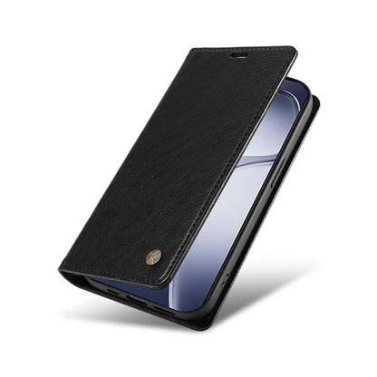 YIKATU YK-006 For Xiaomi Redmi K70 Ultra Case Wallet Litchi Grain Leather Phone Cover Magnetic Auto-Absorbed
