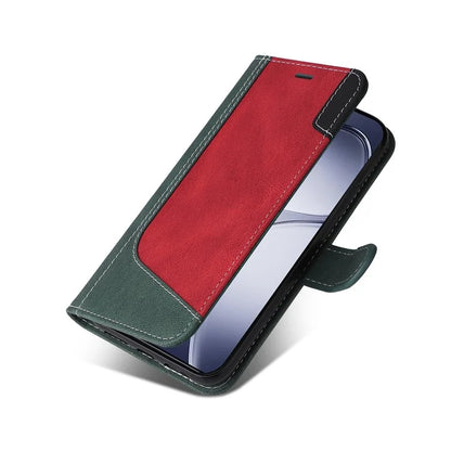For Xiaomi Redmi K70 Ultra Case Flip Wallet Leather Phone Cover 3 Color Splicing