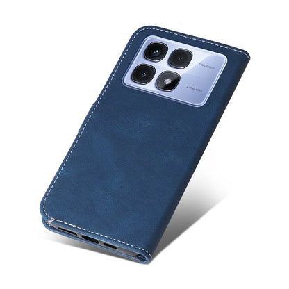 For Xiaomi Redmi K70 Ultra Case Flip Wallet Leather Phone Cover 3 Color Splicing