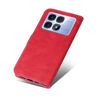 For Xiaomi Redmi K70 Ultra Case Flip Wallet Leather Phone Cover 3 Color Splicing