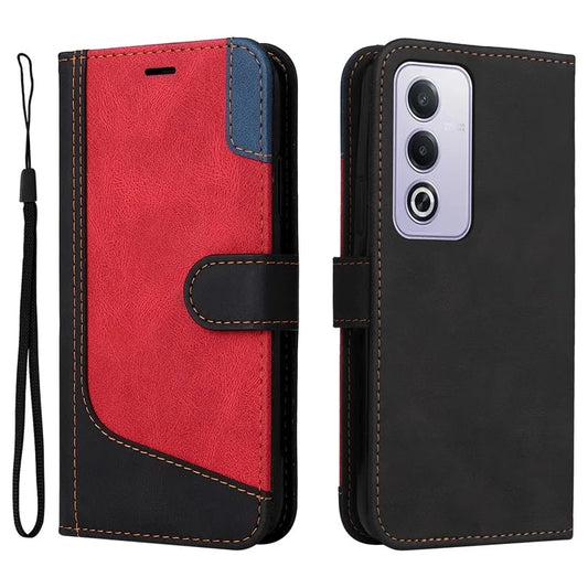 For Oppo A3 Pro (Global) 5G  /  A3 Pro (India) 5G Case Flip Wallet Leather Phone Cover 3 Color Splicing