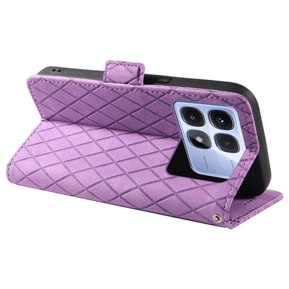 For Xiaomi Redmi K70 Ultra Case Rhombus PU Leather Flip Wallet Phone Cover