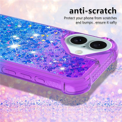 YB Quicksand Series-3 for iPhone 16 Case Gradient Quicksand TPU Phone Cover