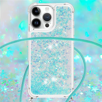YB Quicksand Series-4 For iPhone 16 Pro Max Case Floating Sequins Liquid TPU Phone Cover