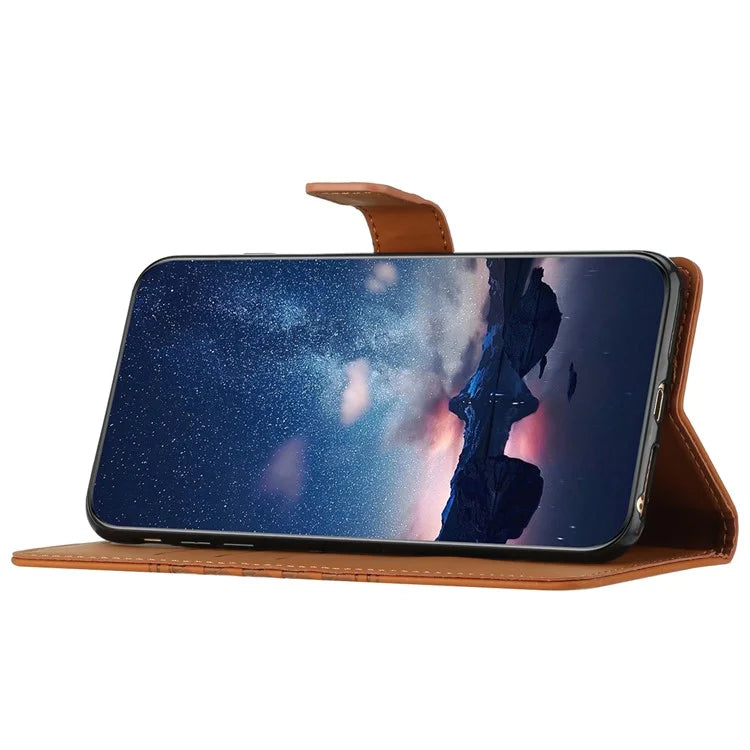 For Samsung Galaxy A06 Case Rhombus Leather Horizontal Flip Phone Cover
