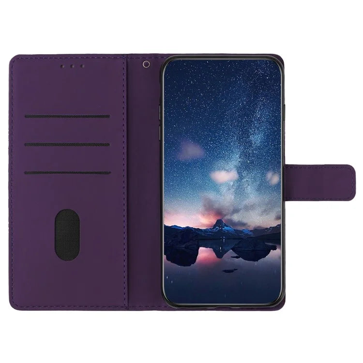 For Samsung Galaxy A06 Case Rhombus Leather Horizontal Flip Phone Cover