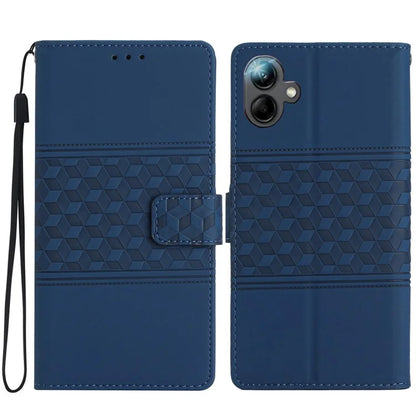 For Samsung Galaxy A06 Case Rhombus Leather Horizontal Flip Phone Cover