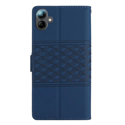 For Samsung Galaxy A06 Case Rhombus Leather Horizontal Flip Phone Cover