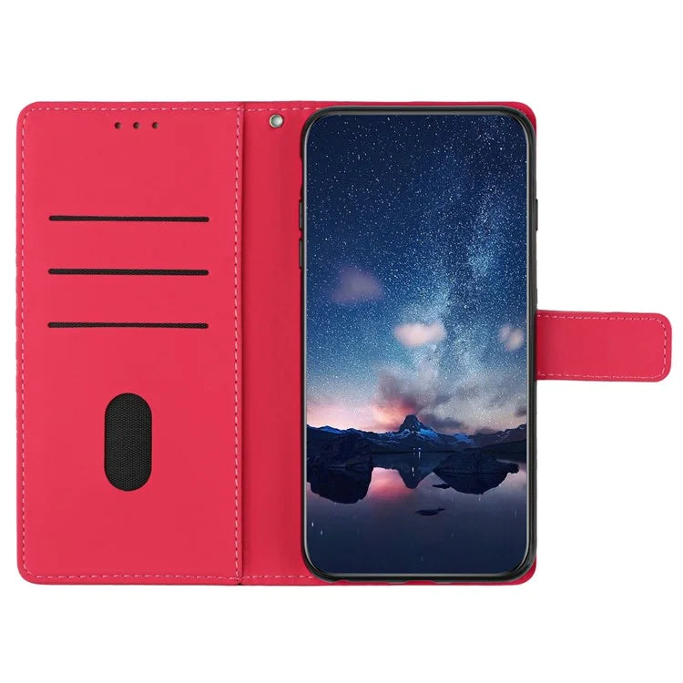 For Samsung Galaxy A06 Case Rhombus Leather Horizontal Flip Phone Cover