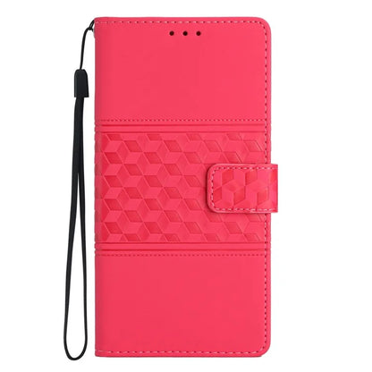 For Samsung Galaxy A06 Case Rhombus Leather Horizontal Flip Phone Cover