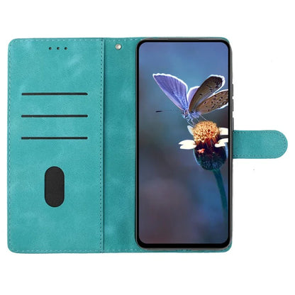 For Samsung Galaxy A06 Case Leather Imprinted Flower Phone Cover Wallet with Wrist Strap