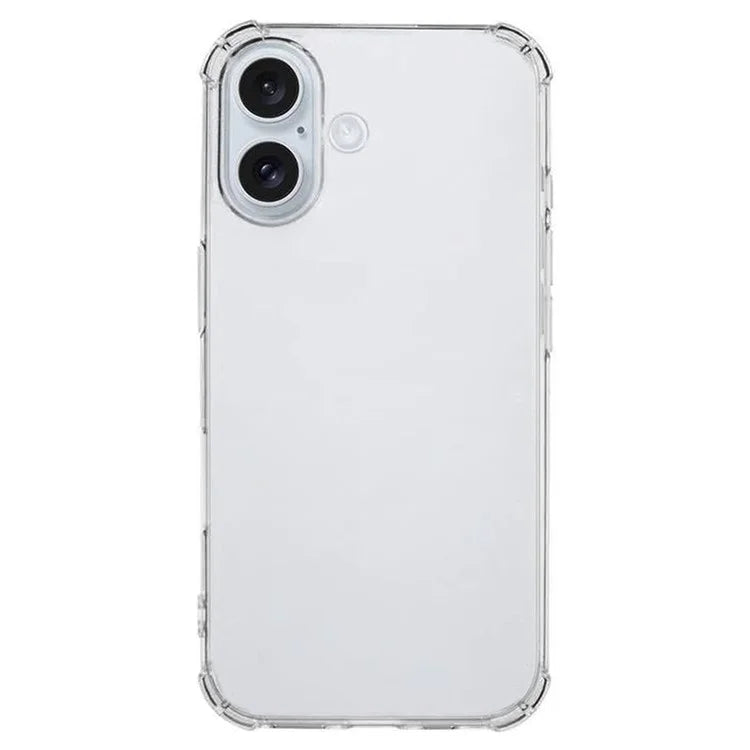 KALEBOL KLB-TPU002 For iPhone 16 Plus Case 1.5mm TPU Airbag Corners Clear Phone Cover