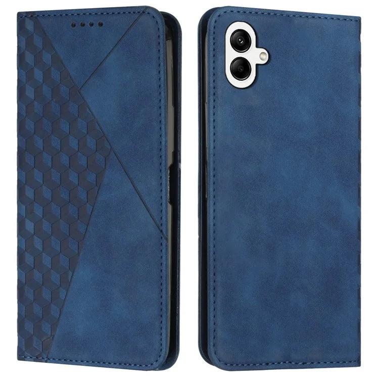 For Samsung Galaxy A06 Phone Cover Imprinted PU Leather Wallet Stand Case