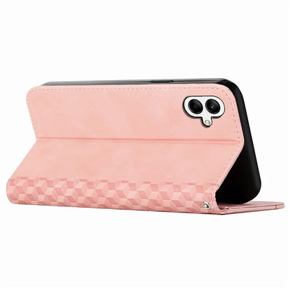 For Samsung Galaxy A06 Phone Cover Imprinted PU Leather Wallet Stand Case