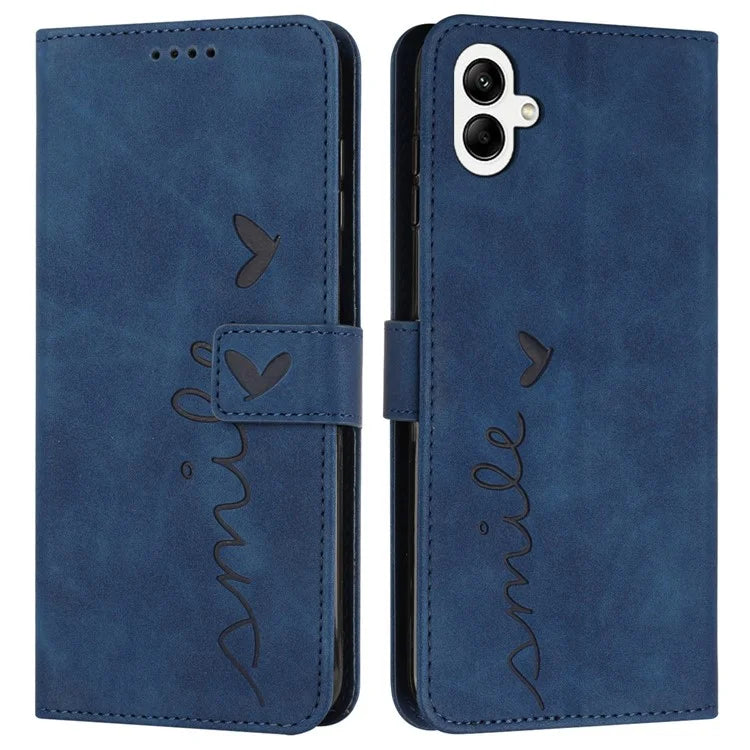 For Samsung Galaxy A06 Case Viewing Stand PU Leather Phone Cover Imprinted Pattern