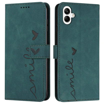 For Samsung Galaxy A06 Case Viewing Stand PU Leather Phone Cover Imprinted Pattern