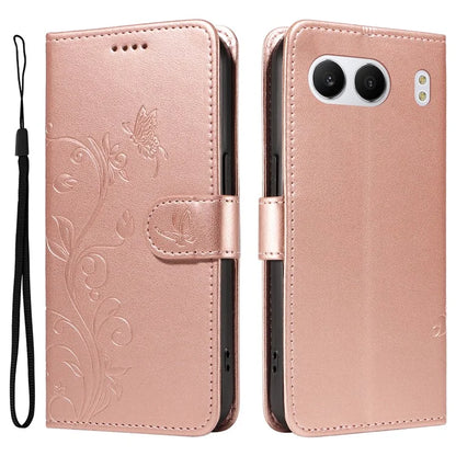 For OnePlus Nord 4 Case Flower Pattern PU Leather Wallet Phone Cover