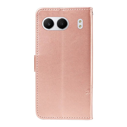 For OnePlus Nord 4 Case Flower Pattern PU Leather Wallet Phone Cover
