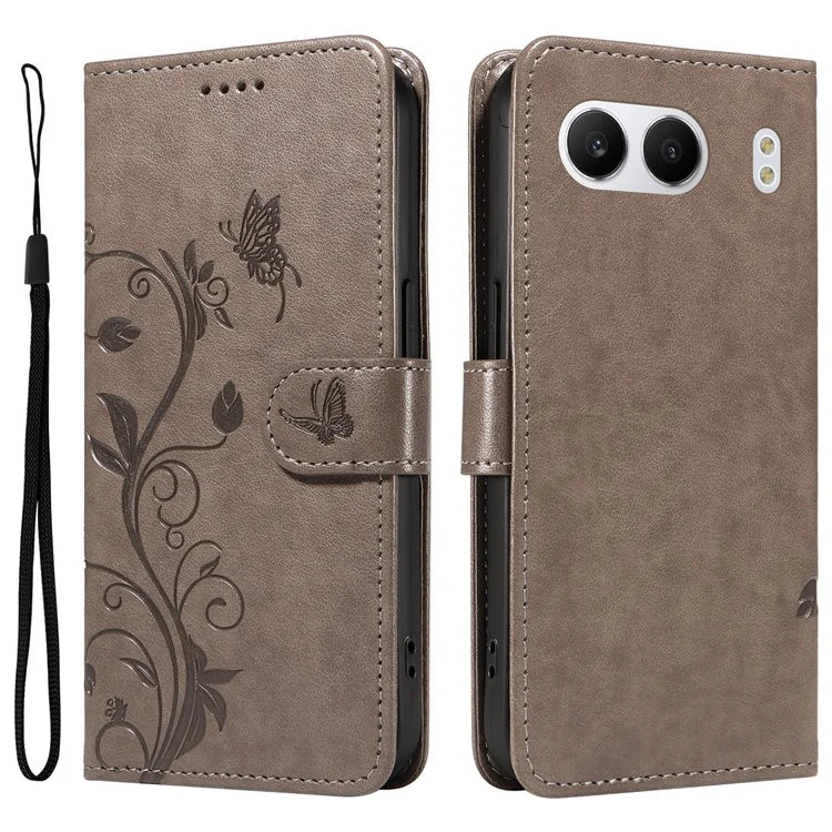For OnePlus Nord 4 Case Flower Pattern PU Leather Wallet Phone Cover