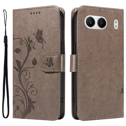 For OnePlus Nord 4 Case Flower Pattern PU Leather Wallet Phone Cover