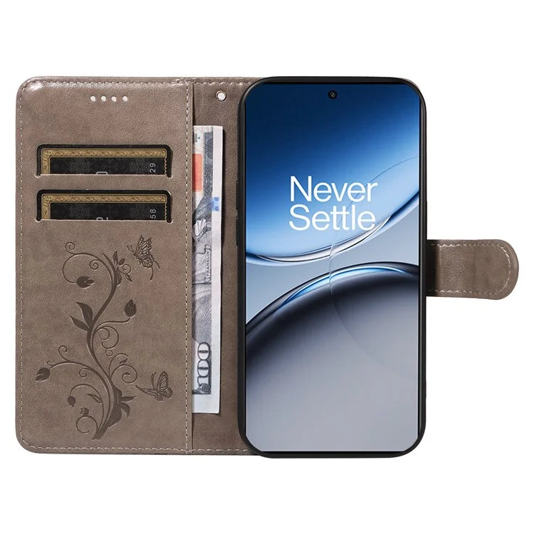 For OnePlus Nord 4 Case Flower Pattern PU Leather Wallet Phone Cover