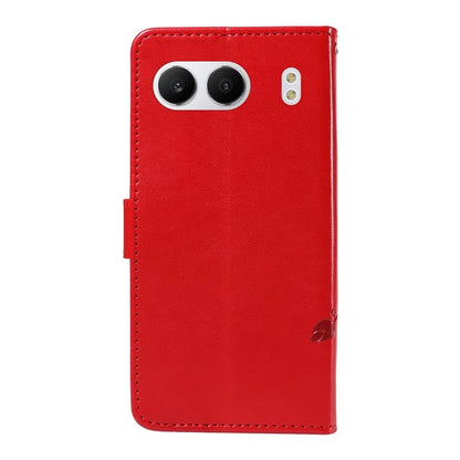 For OnePlus Nord 4 Case Flower Pattern PU Leather Wallet Phone Cover