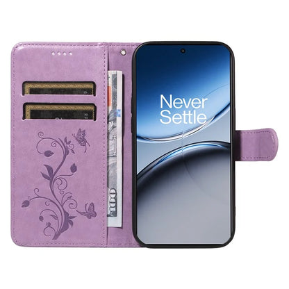 For OnePlus Nord 4 Case Flower Pattern PU Leather Wallet Phone Cover
