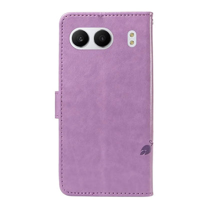 For OnePlus Nord 4 Case Flower Pattern PU Leather Wallet Phone Cover