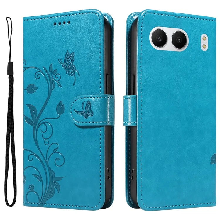 For OnePlus Nord 4 Case Flower Pattern PU Leather Wallet Phone Cover