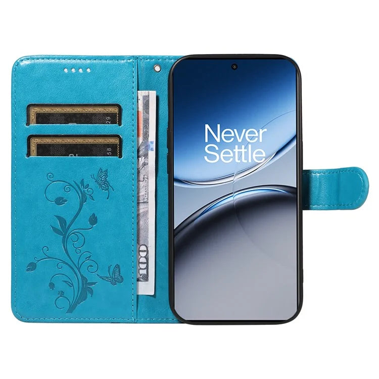 For OnePlus Nord 4 Case Flower Pattern PU Leather Wallet Phone Cover