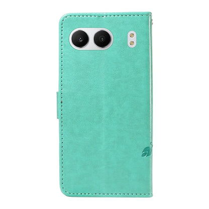 For OnePlus Nord 4 Case Flower Pattern PU Leather Wallet Phone Cover