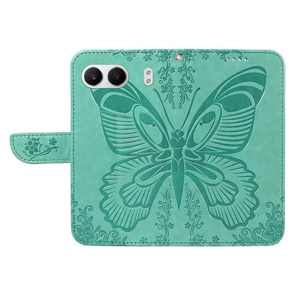 For OnePlus Nord 4 Case Butterfly Pattern Leather Wallet Flip Phone Cover