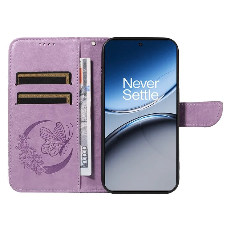 For OnePlus Nord 4 Case Butterfly Pattern Leather Wallet Flip Phone Cover