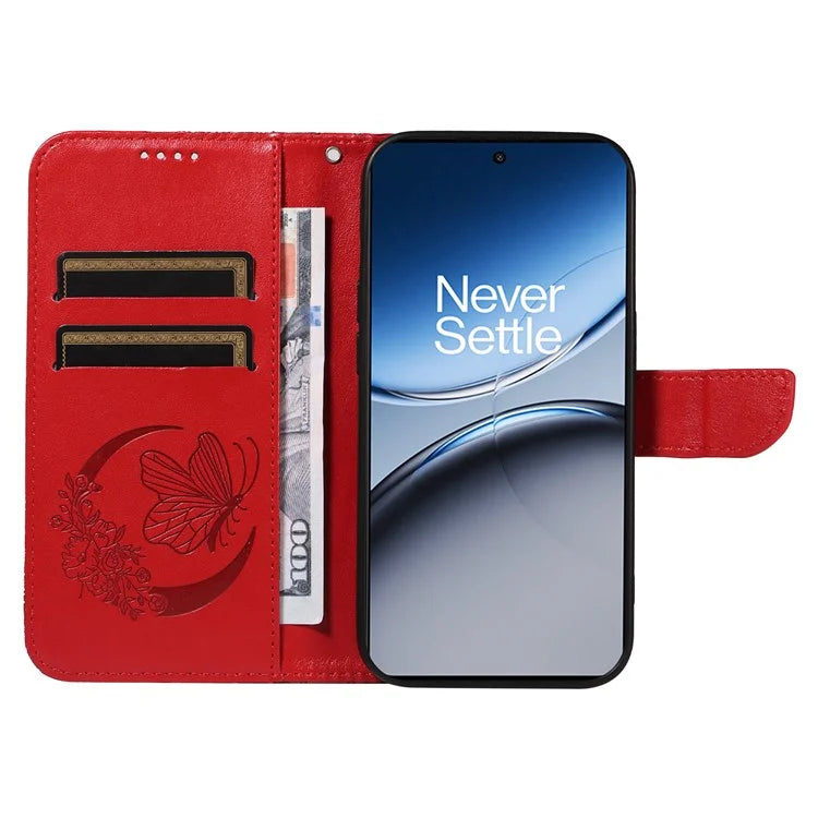 For OnePlus Nord 4 Case Butterfly Pattern Leather Wallet Flip Phone Cover