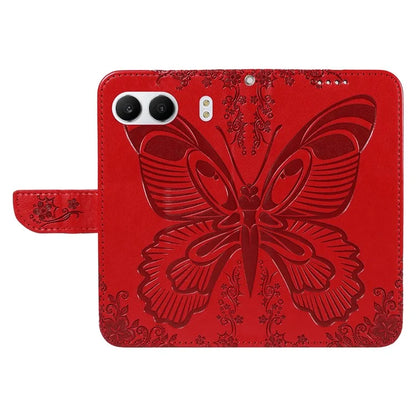 For OnePlus Nord 4 Case Butterfly Pattern Leather Wallet Flip Phone Cover