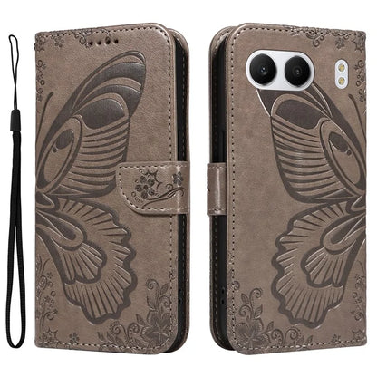 For OnePlus Nord 4 Case Butterfly Pattern Leather Wallet Flip Phone Cover