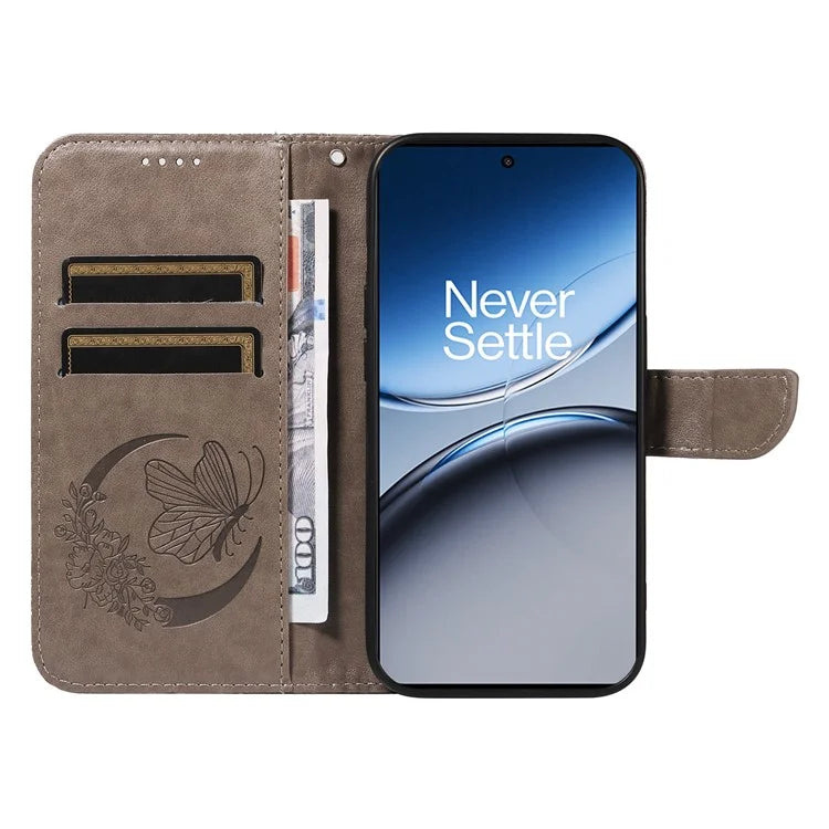 For OnePlus Nord 4 Case Butterfly Pattern Leather Wallet Flip Phone Cover