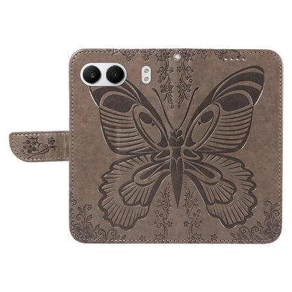 For OnePlus Nord 4 Case Butterfly Pattern Leather Wallet Flip Phone Cover