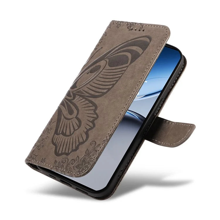 For OnePlus Nord 4 Case Butterfly Pattern Leather Wallet Flip Phone Cover