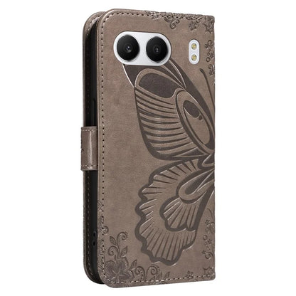 For OnePlus Nord 4 Case Butterfly Pattern Leather Wallet Flip Phone Cover