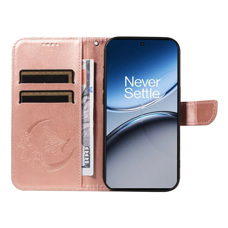 For OnePlus Nord 4 Case Butterfly Pattern Leather Wallet Flip Phone Cover