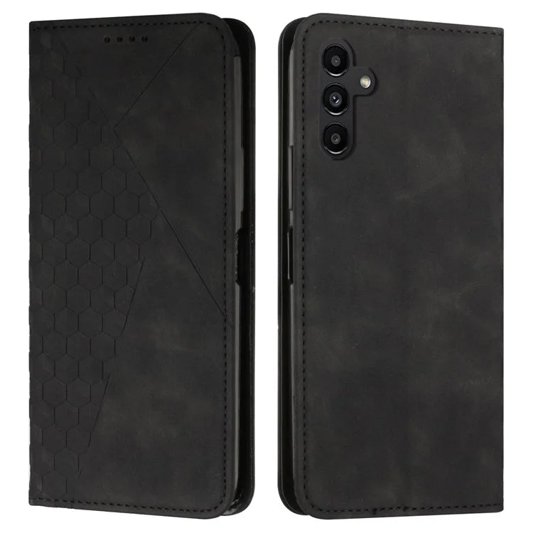 For Samsung Galaxy A16 5G Phone Cover Imprinted PU Leather Wallet Stand Case