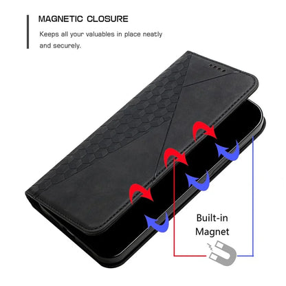 For Samsung Galaxy A16 5G Phone Cover Imprinted PU Leather Wallet Stand Case