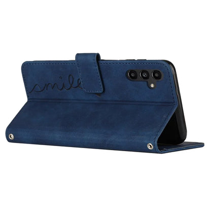 For Samsung Galaxy A16 5G Case Viewing Stand PU Leather Phone Cover Imprinted Pattern