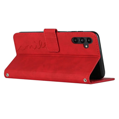 For Samsung Galaxy A16 5G Case Viewing Stand PU Leather Phone Cover Imprinted Pattern