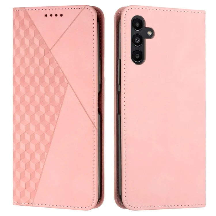 For Samsung Galaxy M35 5G Phone Cover Imprinted PU Leather Wallet Stand Case