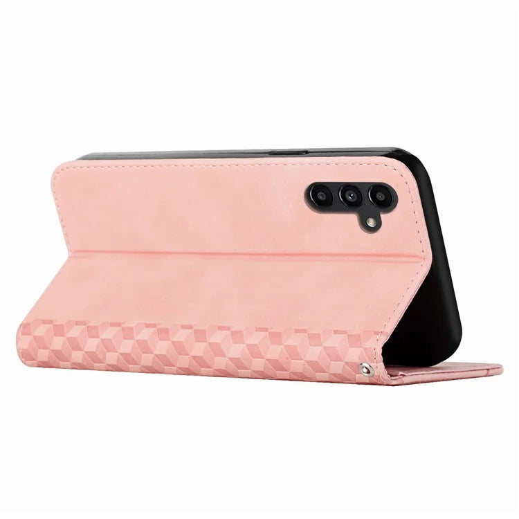 For Samsung Galaxy M35 5G Phone Cover Imprinted PU Leather Wallet Stand Case