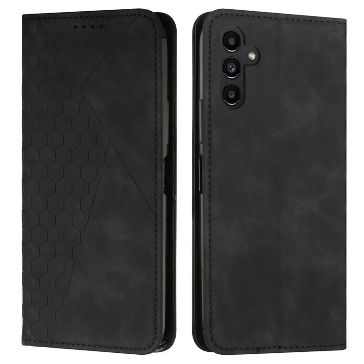 For Samsung Galaxy M35 5G Phone Cover Imprinted PU Leather Wallet Stand Case